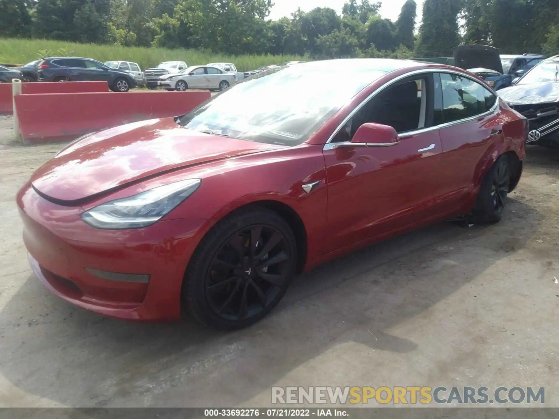 2 Фотография поврежденного автомобиля 5YJ3E1EA4KF536895 TESLA MODEL 3 2019