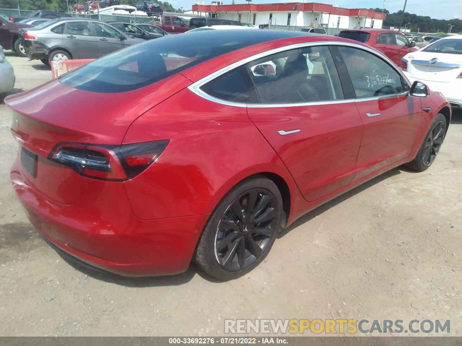 4 Фотография поврежденного автомобиля 5YJ3E1EA4KF536895 TESLA MODEL 3 2019