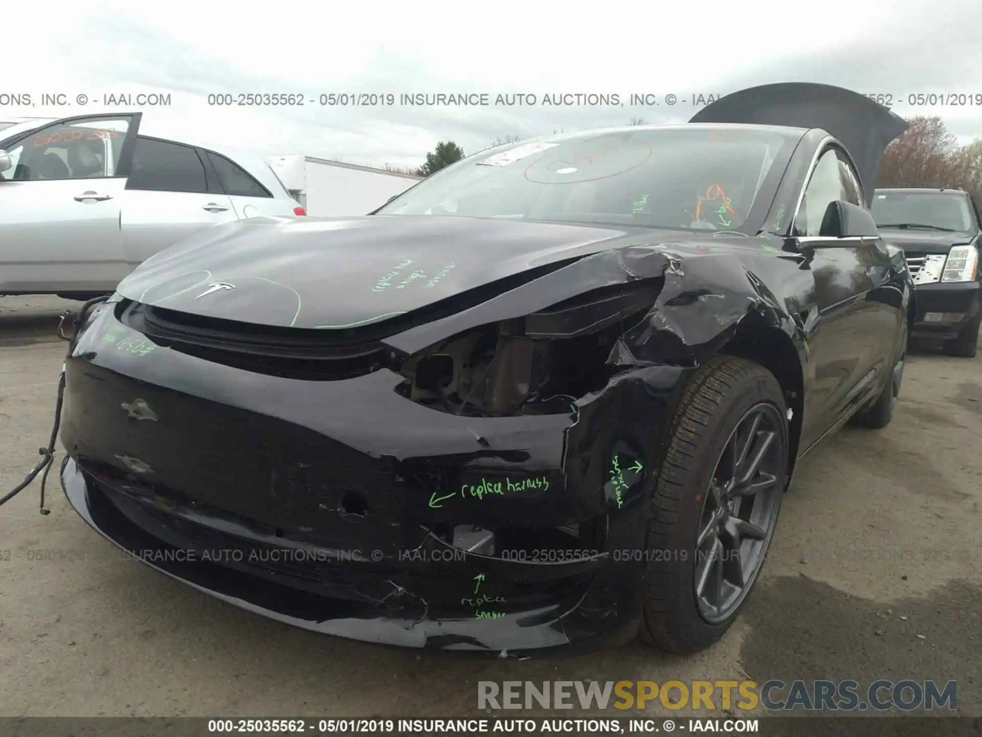 6 Photograph of a damaged car 5YJ3E1EA5KF192980 TESLA MODEL 3 2019