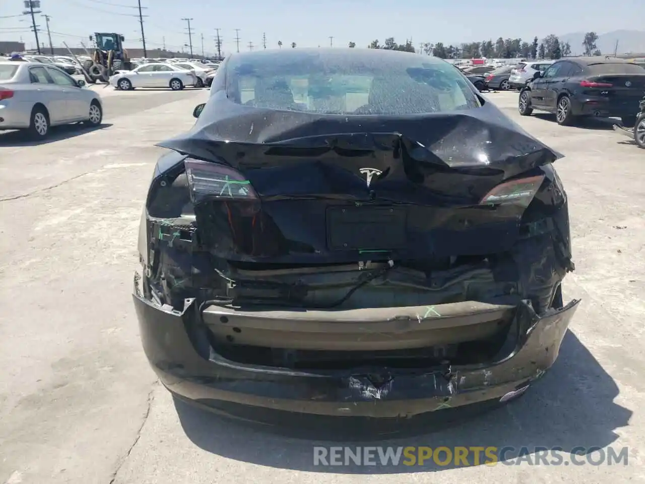 9 Photograph of a damaged car 5YJ3E1EA5KF196902 TESLA MODEL 3 2019