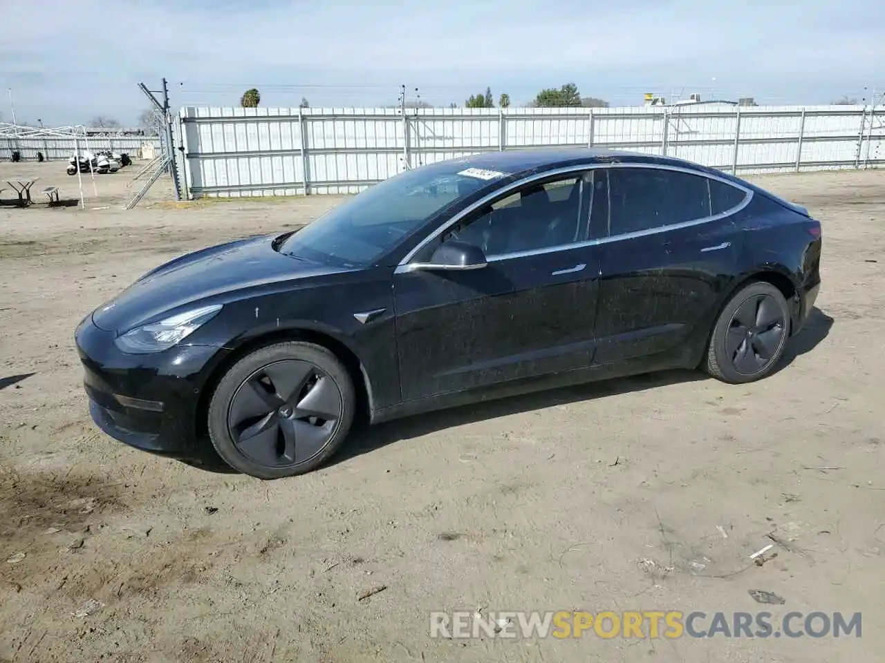 1 Photograph of a damaged car 5YJ3E1EA5KF198763 TESLA MODEL 3 2019