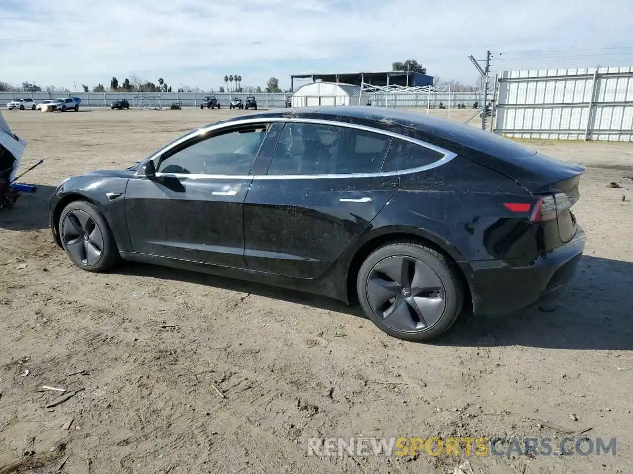 2 Photograph of a damaged car 5YJ3E1EA5KF198763 TESLA MODEL 3 2019