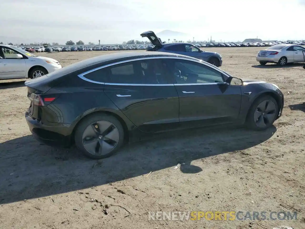 3 Photograph of a damaged car 5YJ3E1EA5KF198763 TESLA MODEL 3 2019