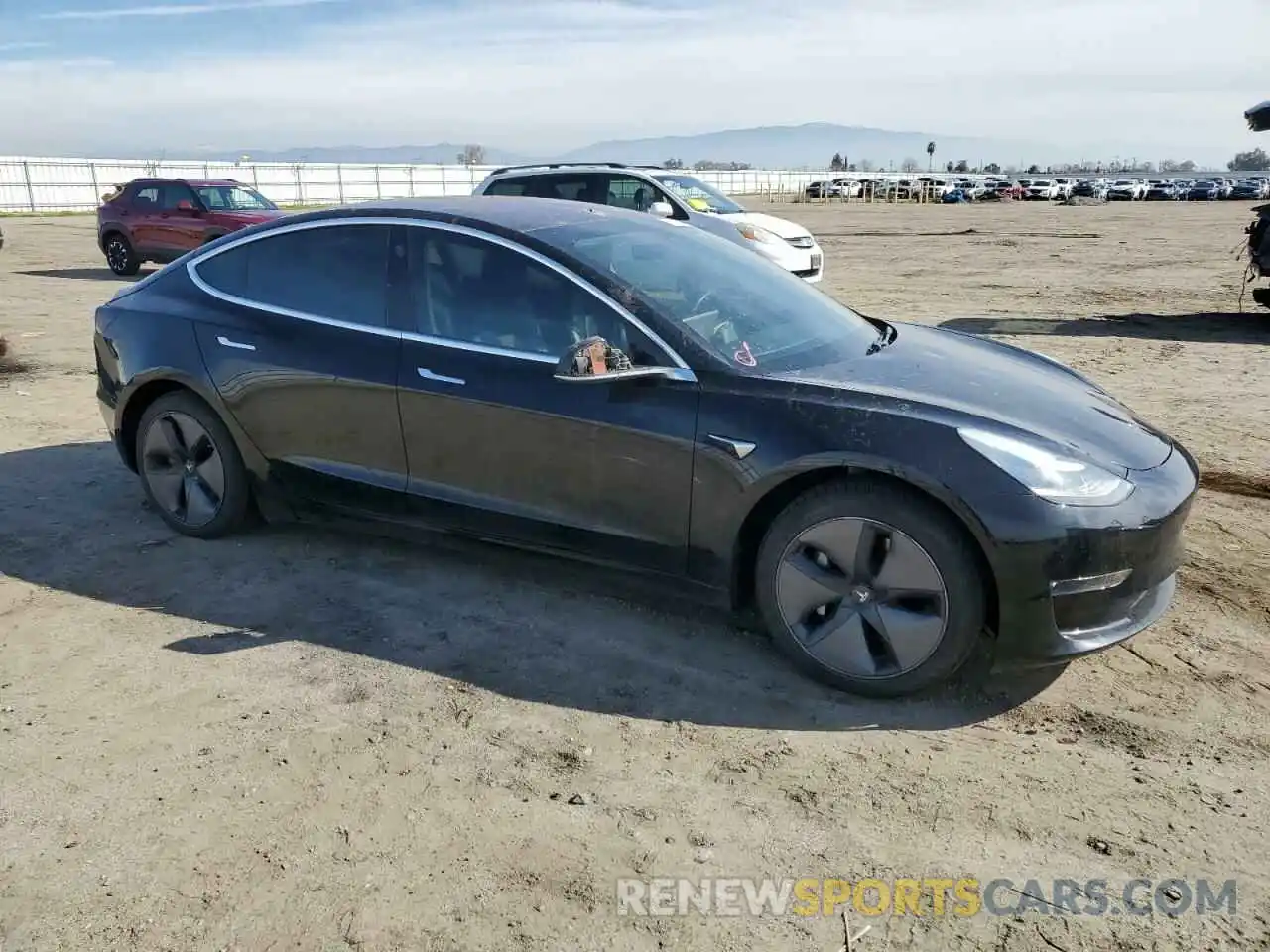 4 Photograph of a damaged car 5YJ3E1EA5KF198763 TESLA MODEL 3 2019