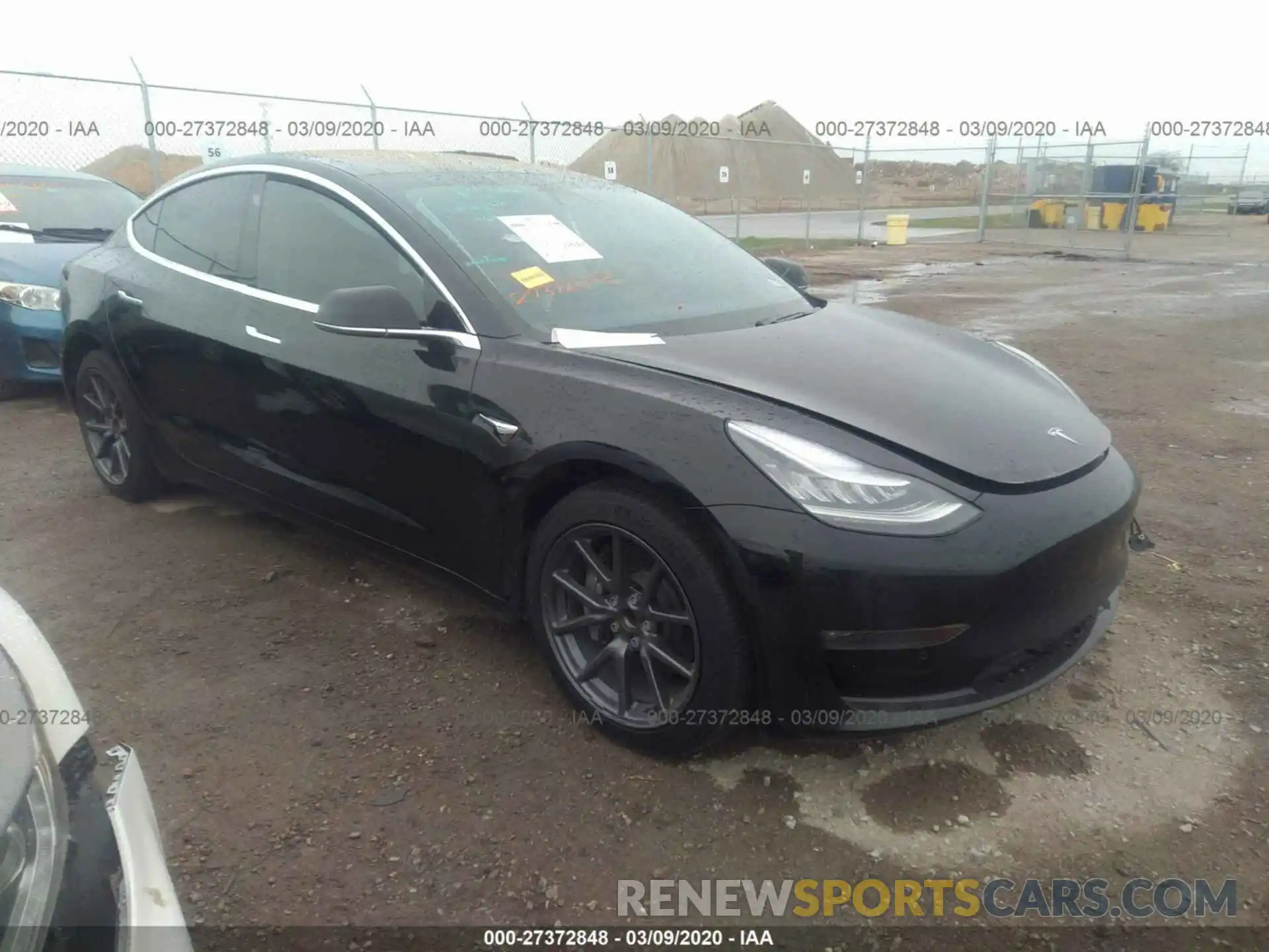 1 Фотография поврежденного автомобиля 5YJ3E1EA5KF297664 TESLA MODEL 3 2019