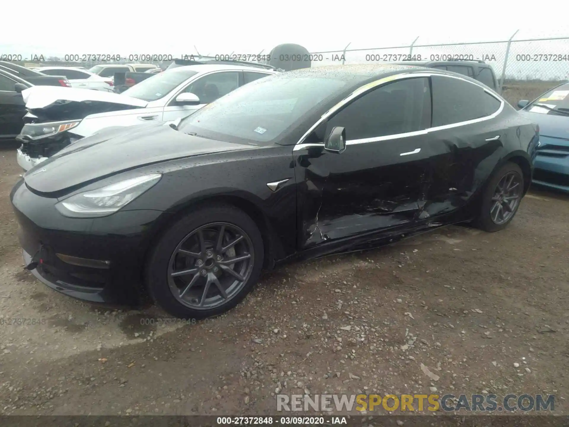 2 Фотография поврежденного автомобиля 5YJ3E1EA5KF297664 TESLA MODEL 3 2019