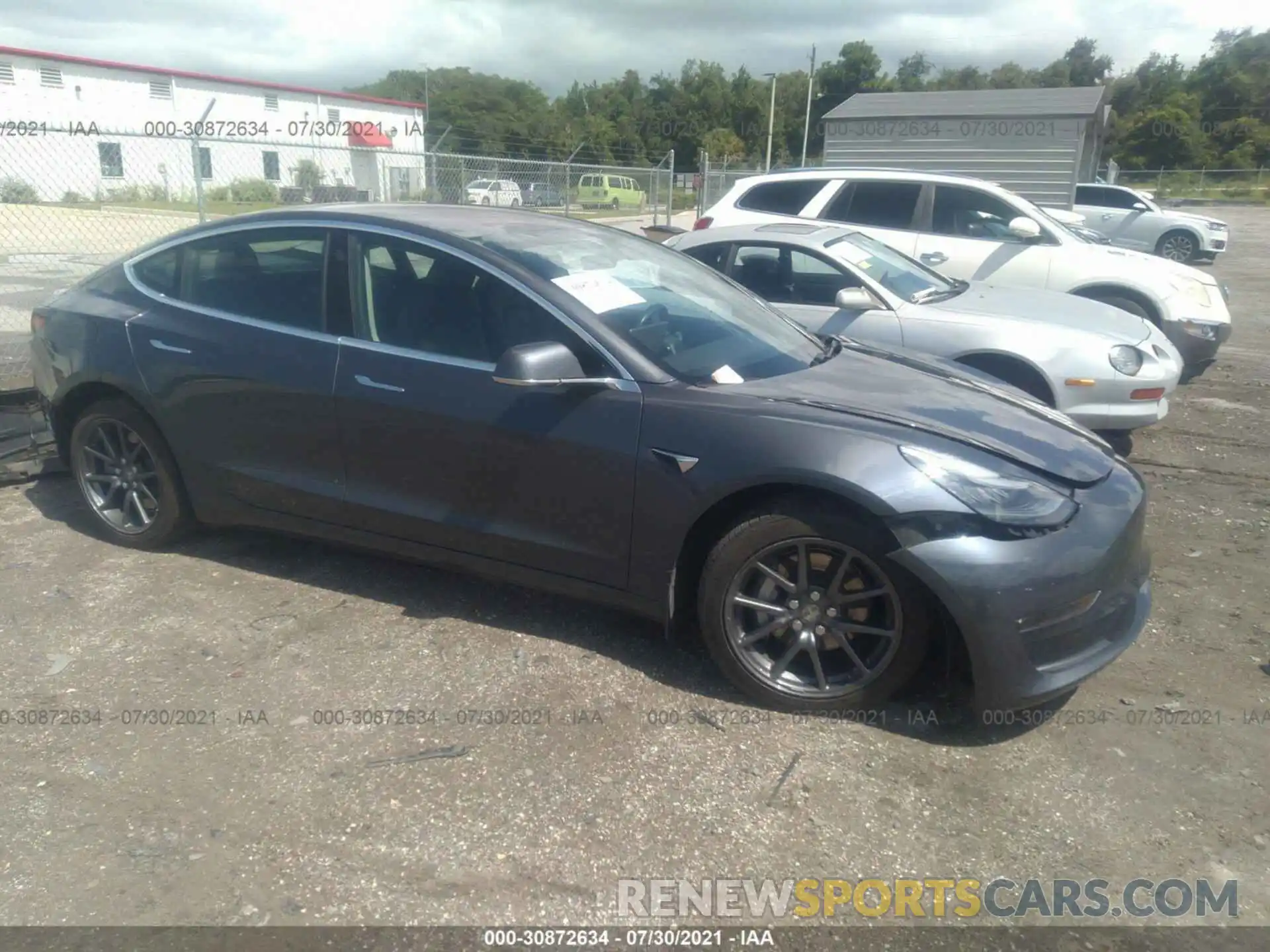 1 Photograph of a damaged car 5YJ3E1EA5KF298569 TESLA MODEL 3 2019