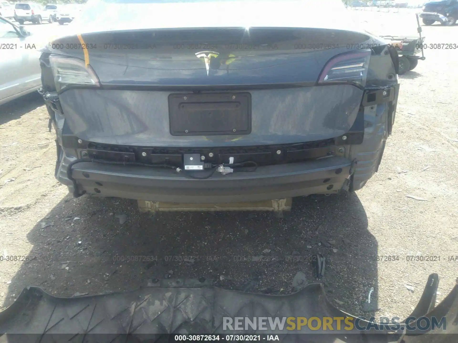 6 Photograph of a damaged car 5YJ3E1EA5KF298569 TESLA MODEL 3 2019