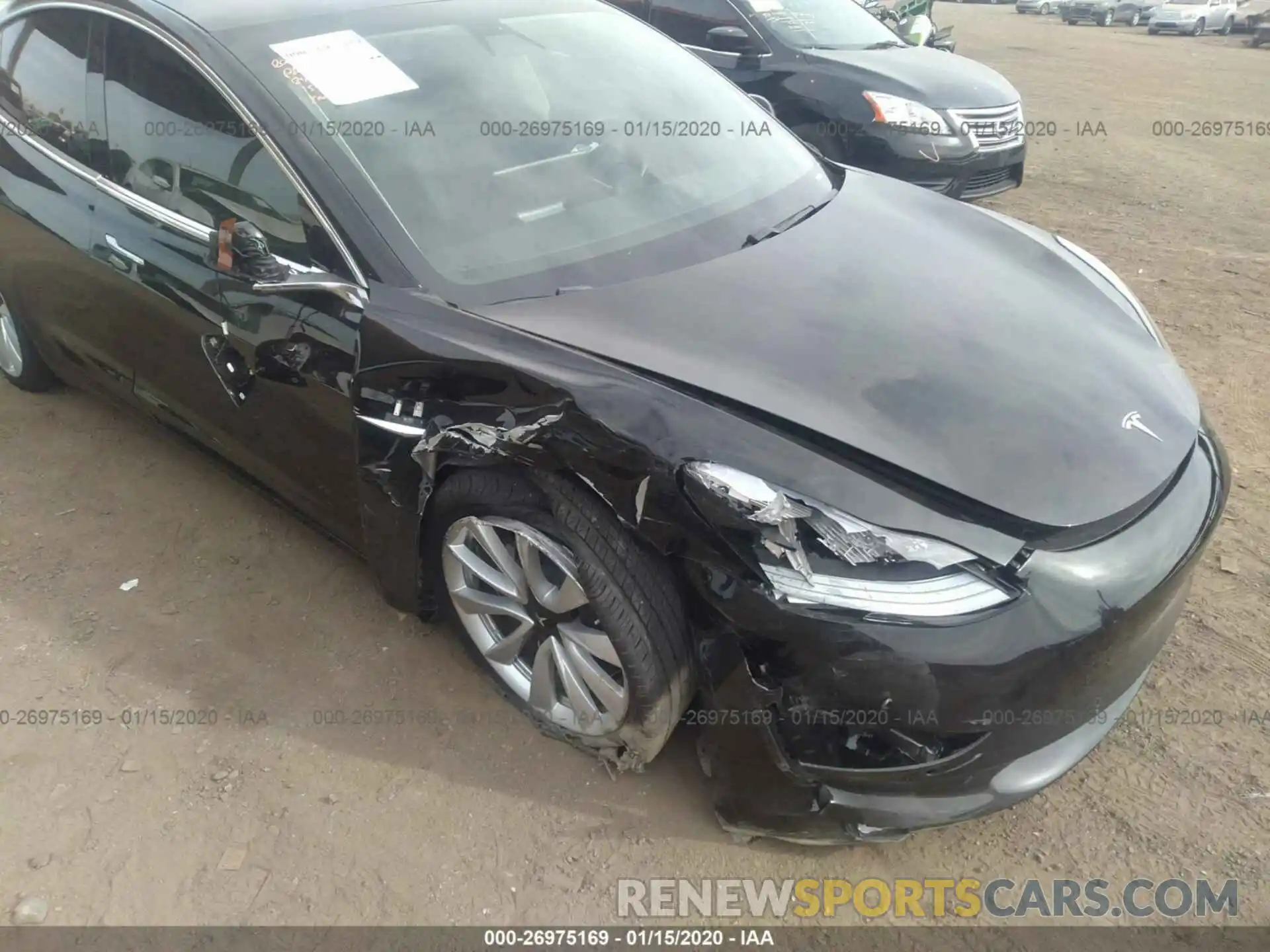 6 Photograph of a damaged car 5YJ3E1EA5KF300398 TESLA MODEL 3 2019