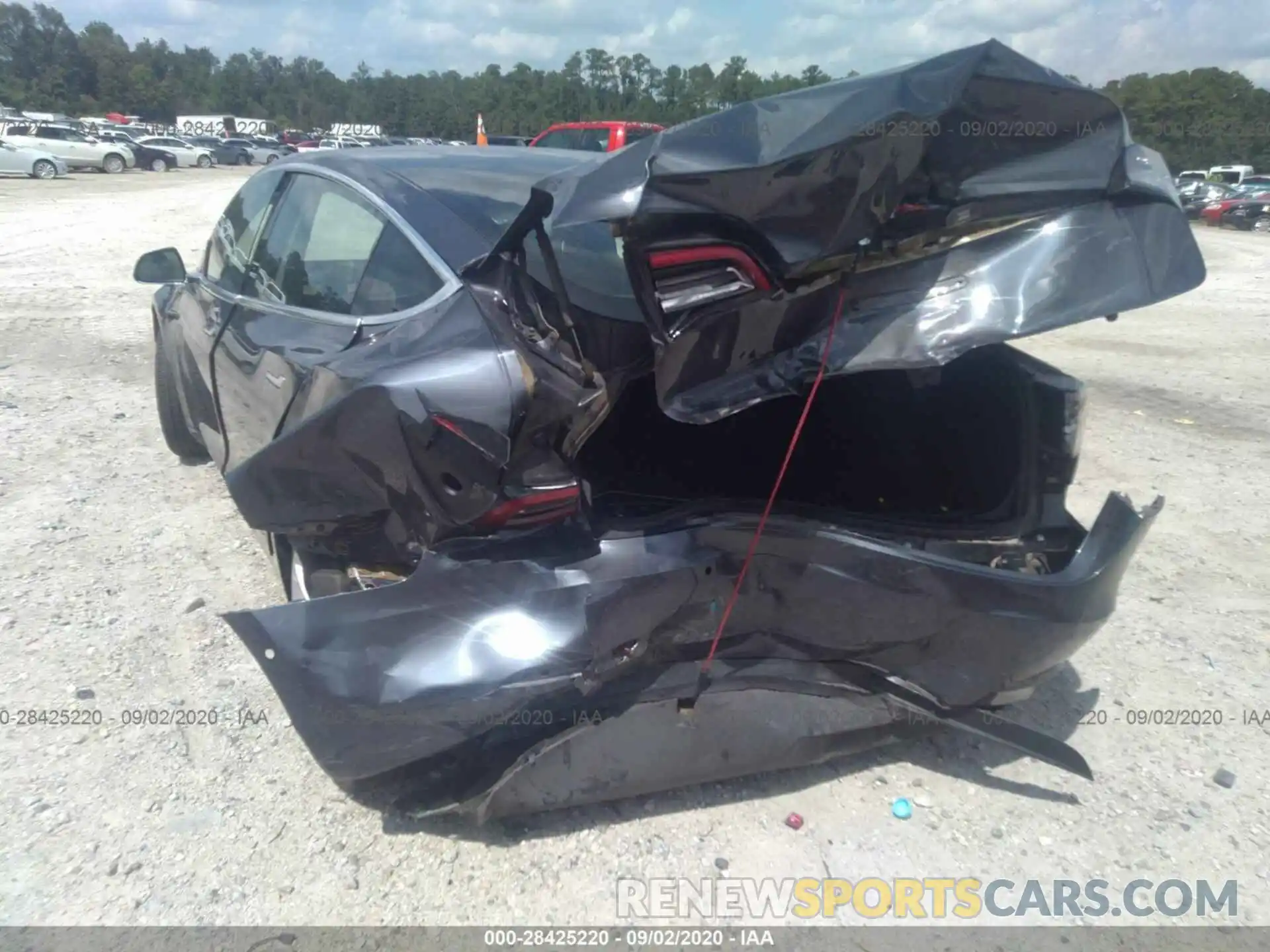 6 Photograph of a damaged car 5YJ3E1EA5KF300742 TESLA MODEL 3 2019