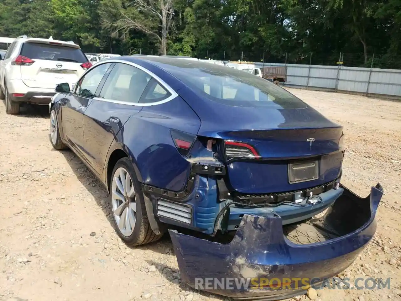 3 Фотография поврежденного автомобиля 5YJ3E1EA5KF301146 TESLA MODEL 3 2019