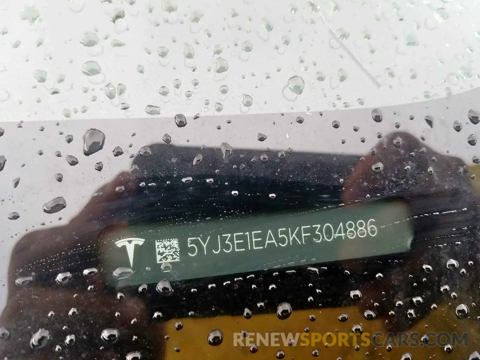 10 Фотография поврежденного автомобиля 5YJ3E1EA5KF304886 TESLA MODEL 3 2019