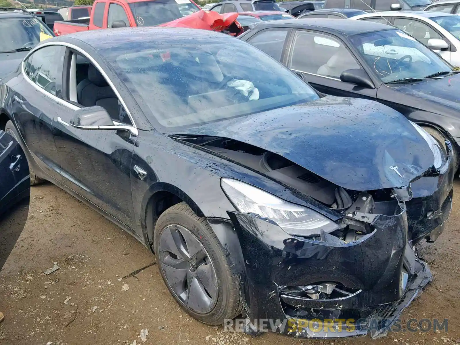 1 Фотография поврежденного автомобиля 5YJ3E1EA5KF306279 TESLA MODEL 3 2019