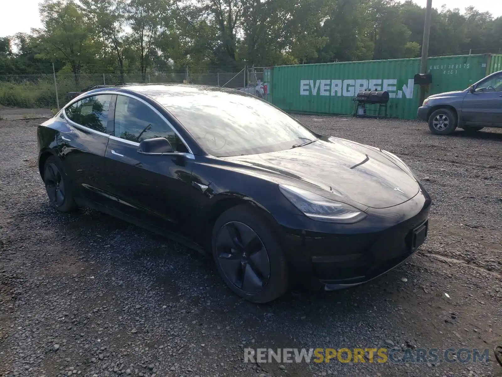 1 Photograph of a damaged car 5YJ3E1EA5KF306461 TESLA MODEL 3 2019