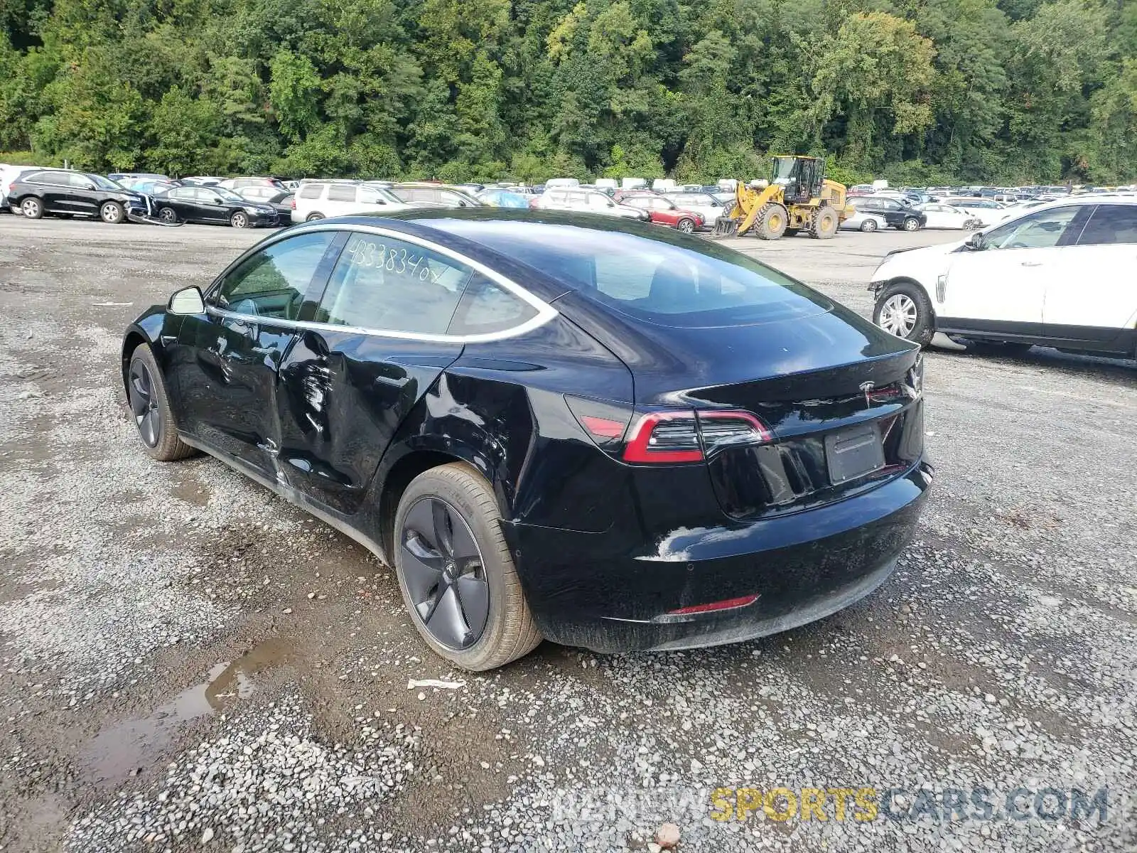 3 Photograph of a damaged car 5YJ3E1EA5KF306461 TESLA MODEL 3 2019