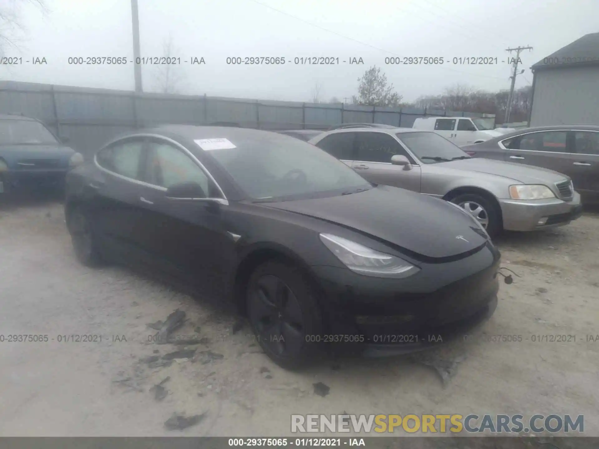 1 Фотография поврежденного автомобиля 5YJ3E1EA5KF306511 TESLA MODEL 3 2019