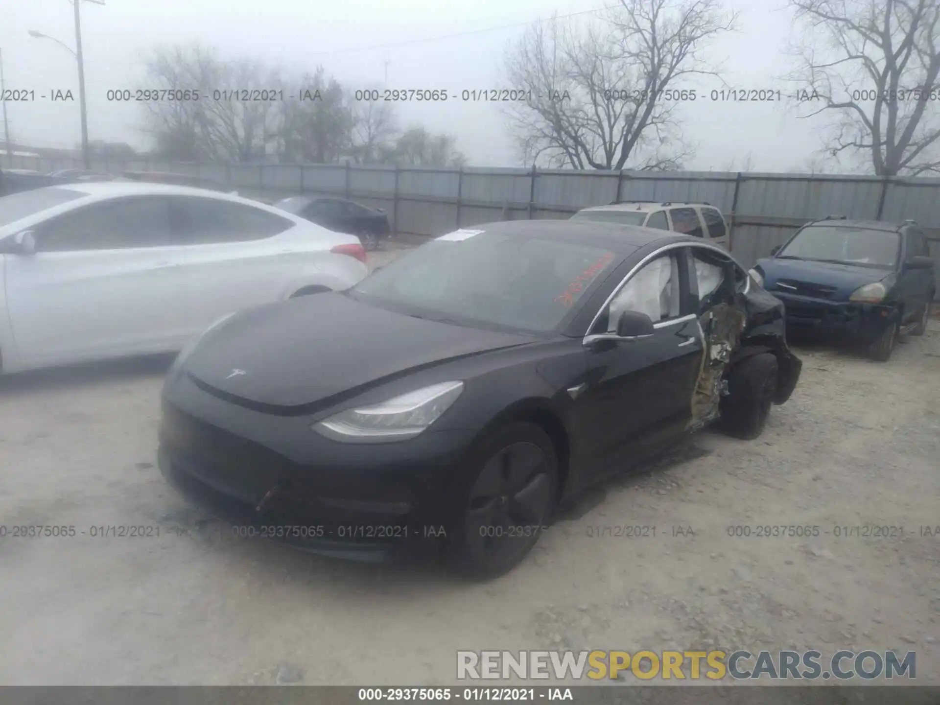 2 Фотография поврежденного автомобиля 5YJ3E1EA5KF306511 TESLA MODEL 3 2019