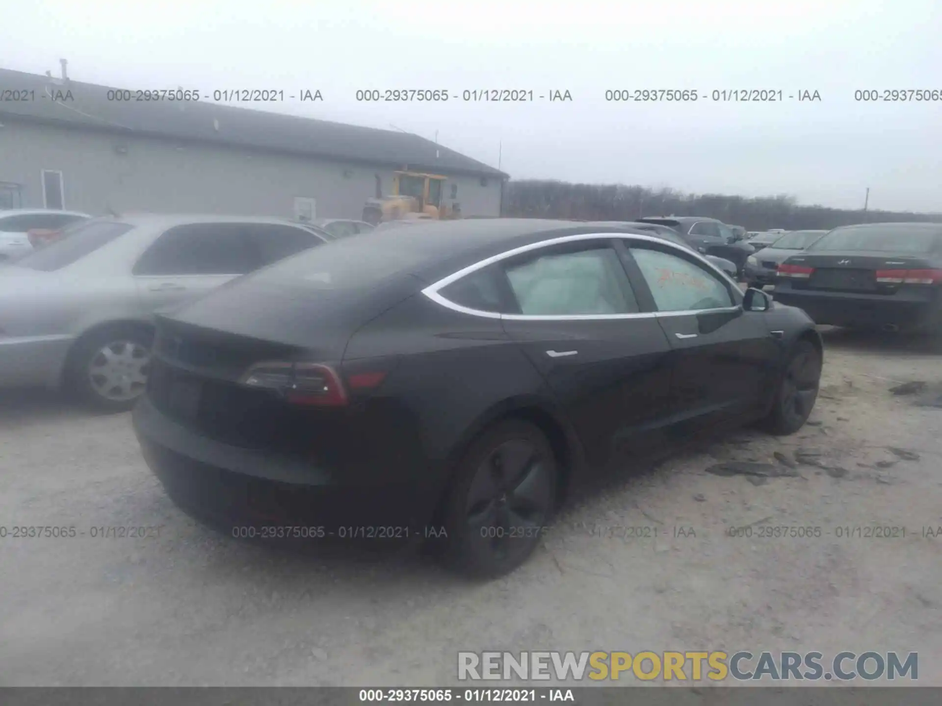 4 Фотография поврежденного автомобиля 5YJ3E1EA5KF306511 TESLA MODEL 3 2019