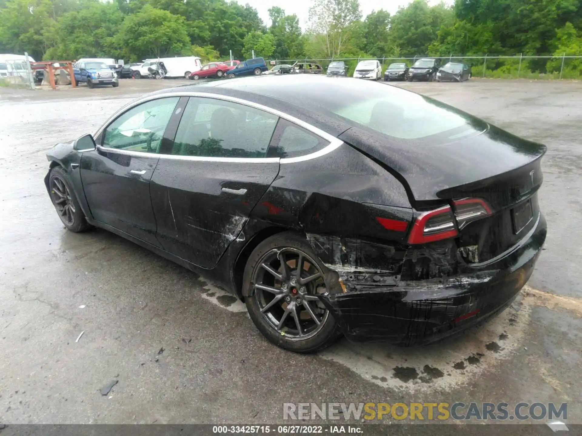 3 Photograph of a damaged car 5YJ3E1EA5KF306525 TESLA MODEL 3 2019