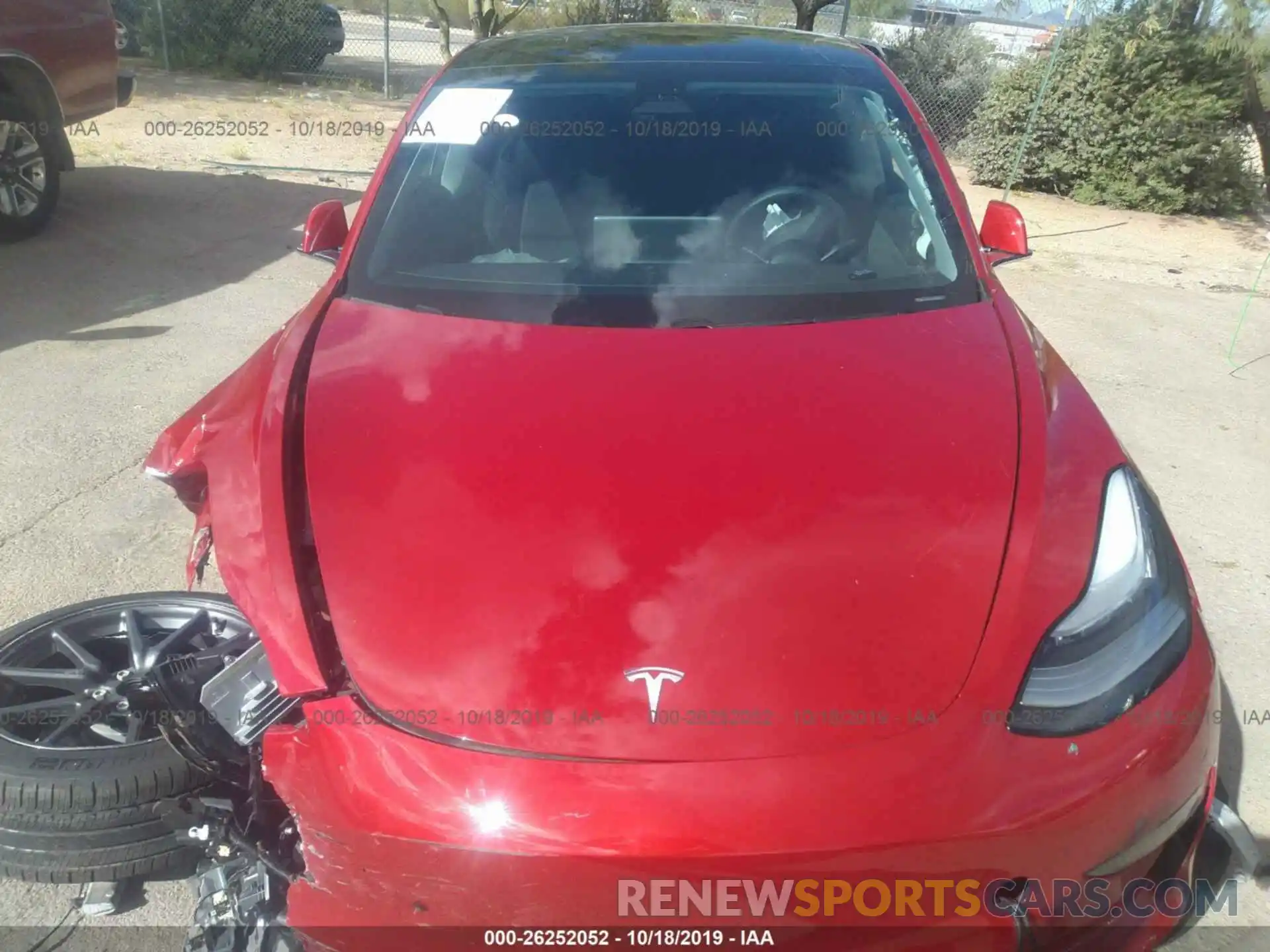 10 Photograph of a damaged car 5YJ3E1EA5KF306881 TESLA MODEL 3 2019