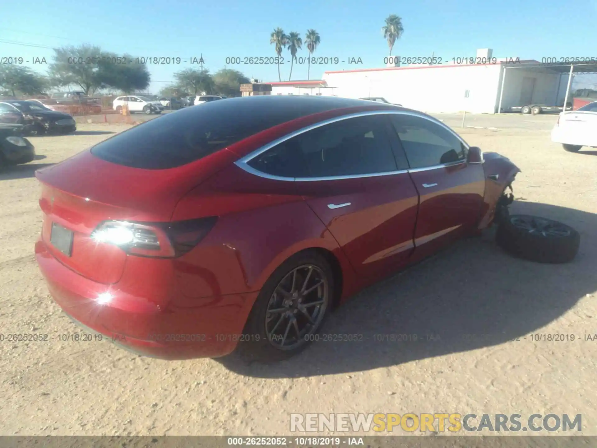 4 Photograph of a damaged car 5YJ3E1EA5KF306881 TESLA MODEL 3 2019