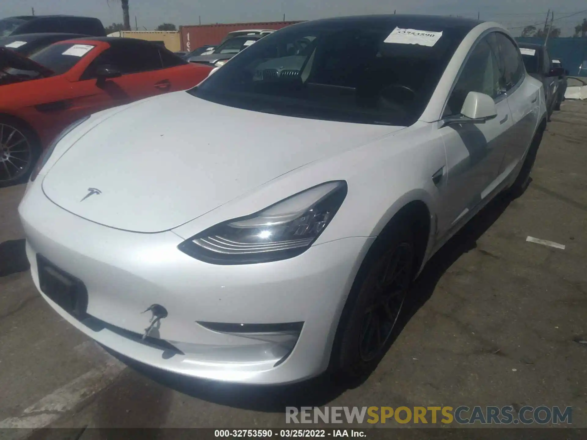 2 Фотография поврежденного автомобиля 5YJ3E1EA5KF309845 TESLA MODEL 3 2019