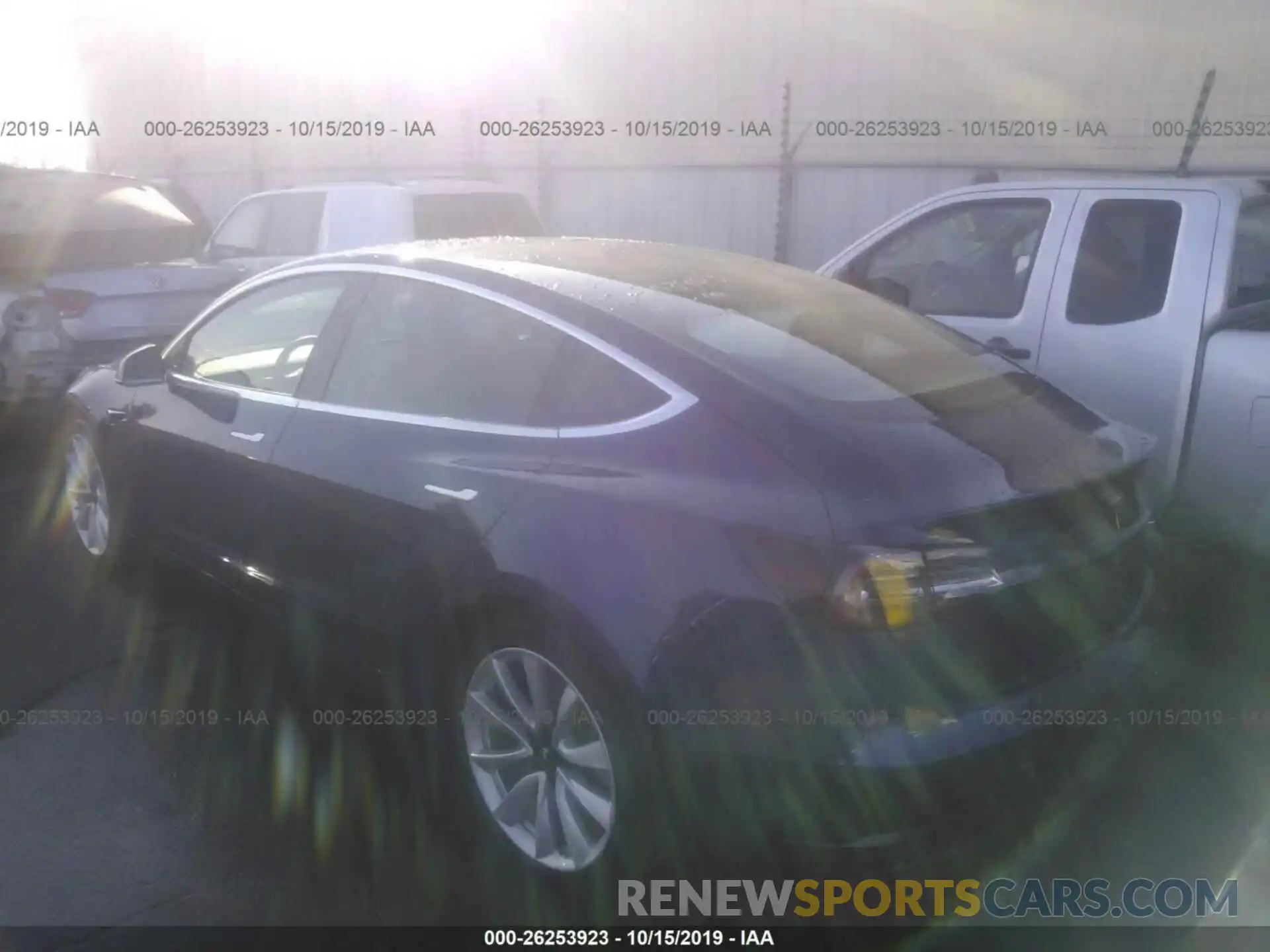 3 Photograph of a damaged car 5YJ3E1EA5KF311613 TESLA MODEL 3 2019