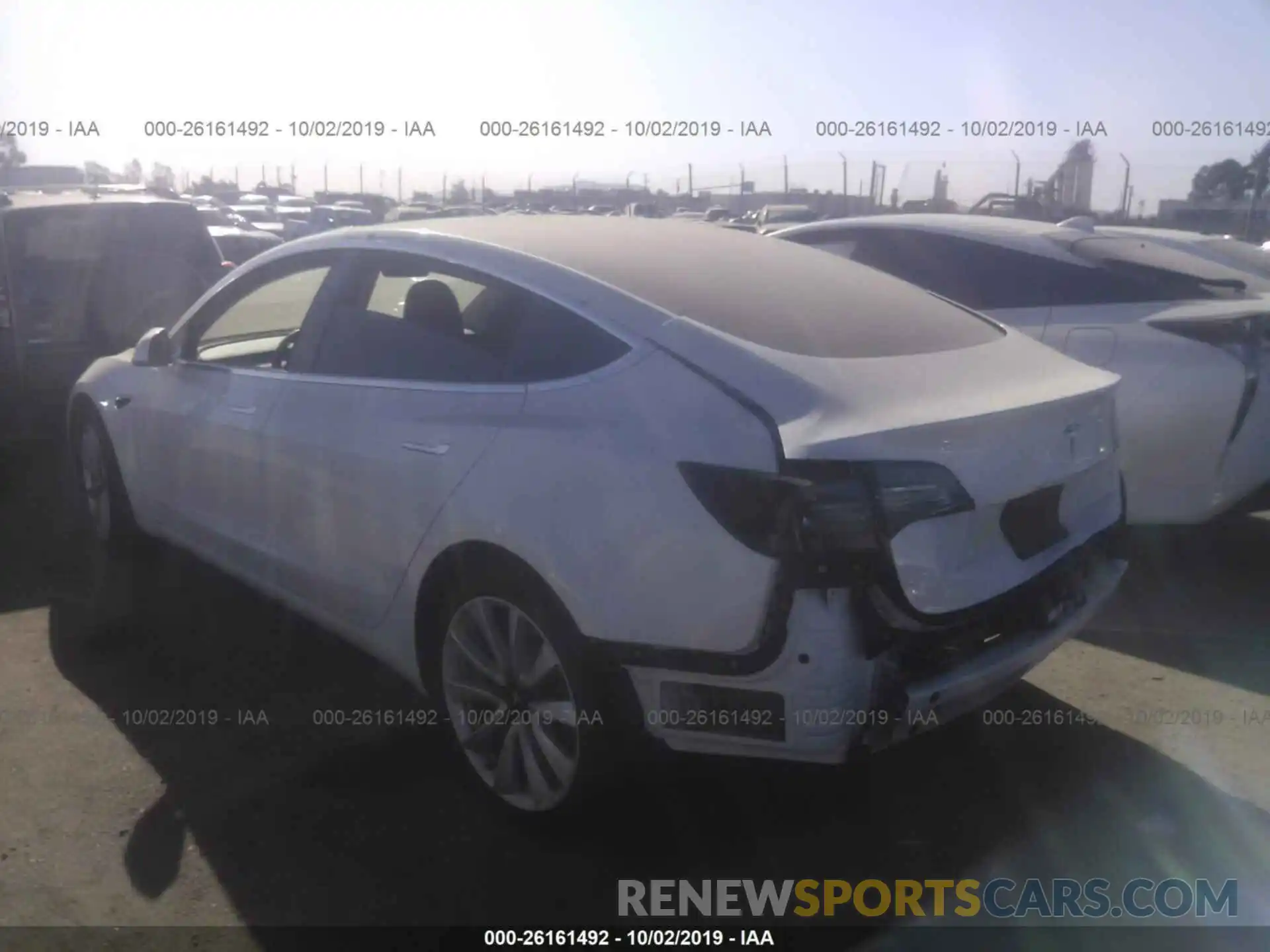 3 Photograph of a damaged car 5YJ3E1EA5KF311692 TESLA MODEL 3 2019