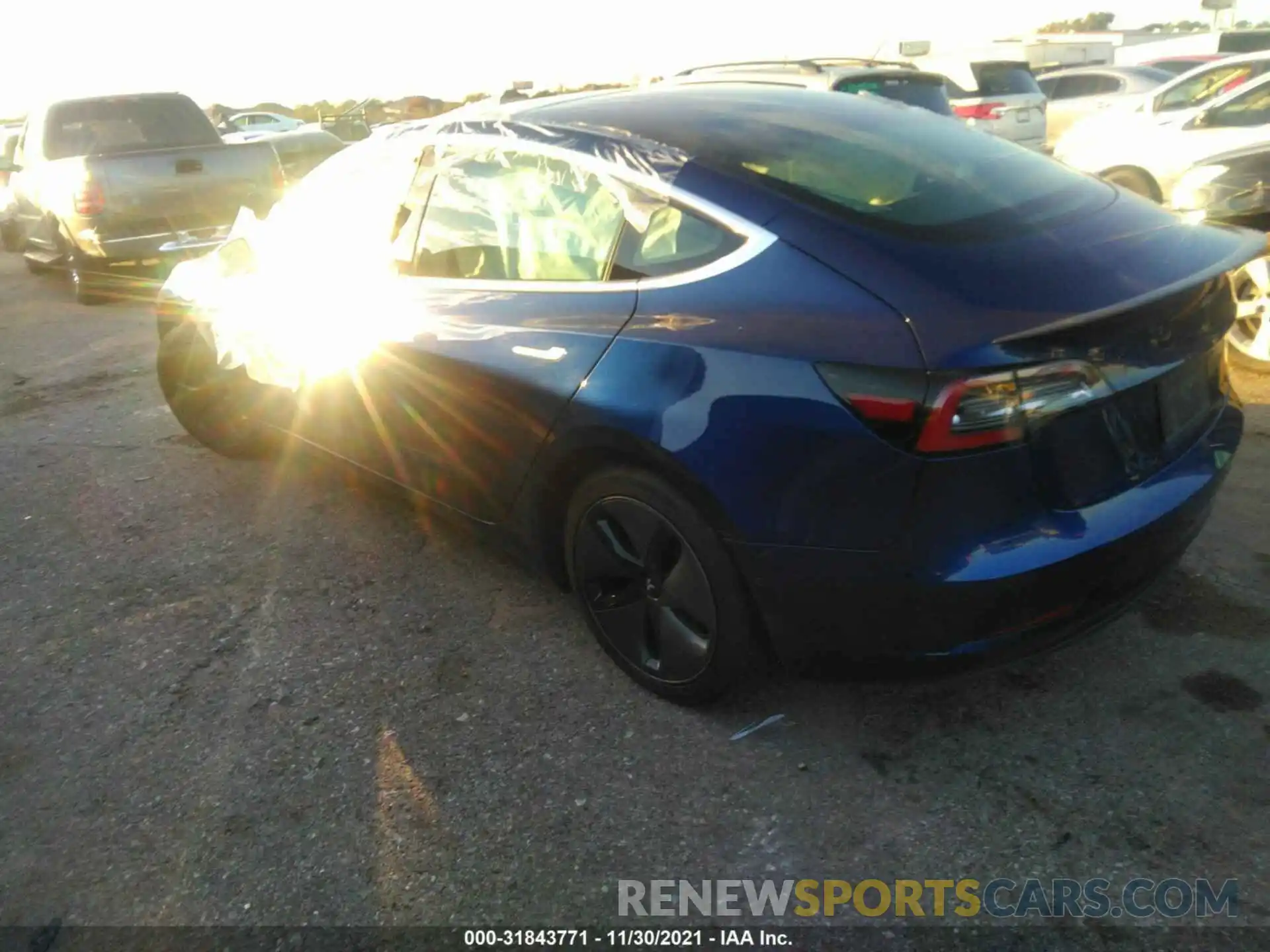 3 Photograph of a damaged car 5YJ3E1EA5KF312549 TESLA MODEL 3 2019