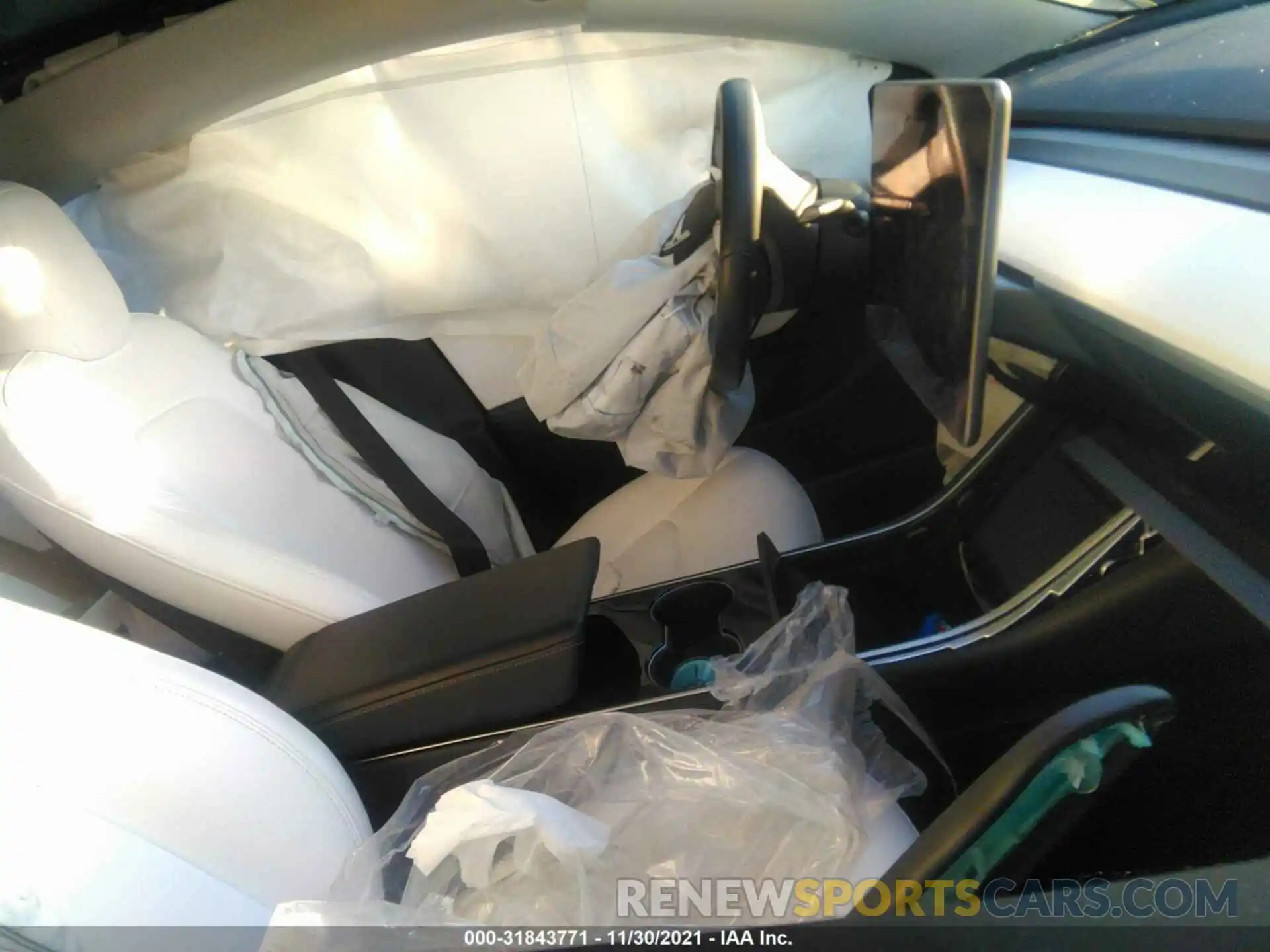 5 Photograph of a damaged car 5YJ3E1EA5KF312549 TESLA MODEL 3 2019