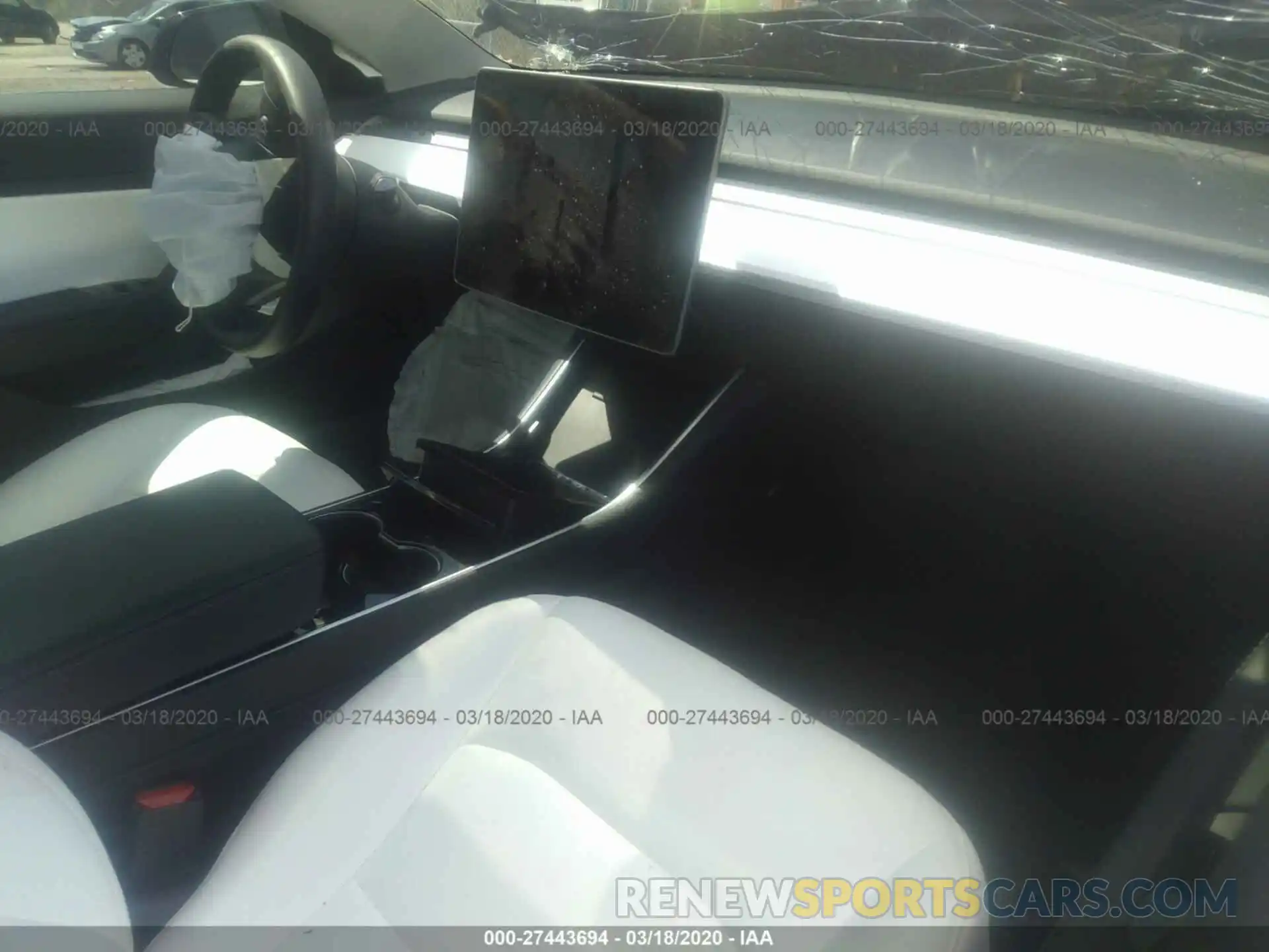 5 Photograph of a damaged car 5YJ3E1EA5KF312650 TESLA MODEL 3 2019