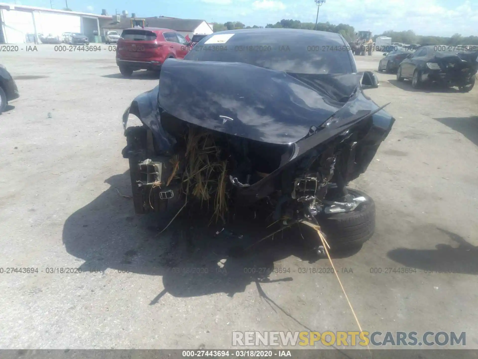 6 Photograph of a damaged car 5YJ3E1EA5KF312650 TESLA MODEL 3 2019