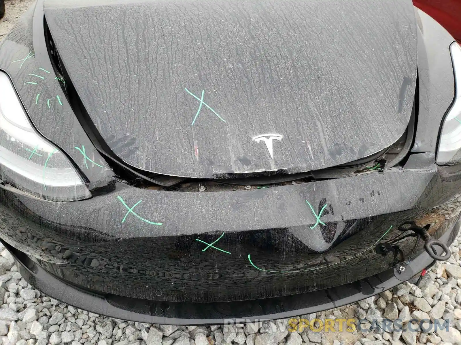 9 Photograph of a damaged car 5YJ3E1EA5KF313426 TESLA MODEL 3 2019