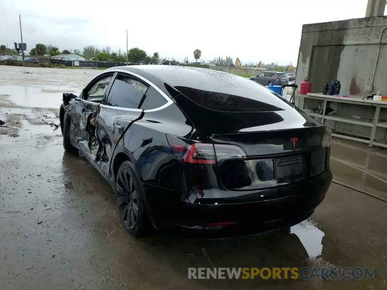 3 Photograph of a damaged car 5YJ3E1EA5KF317024 TESLA MODEL 3 2019