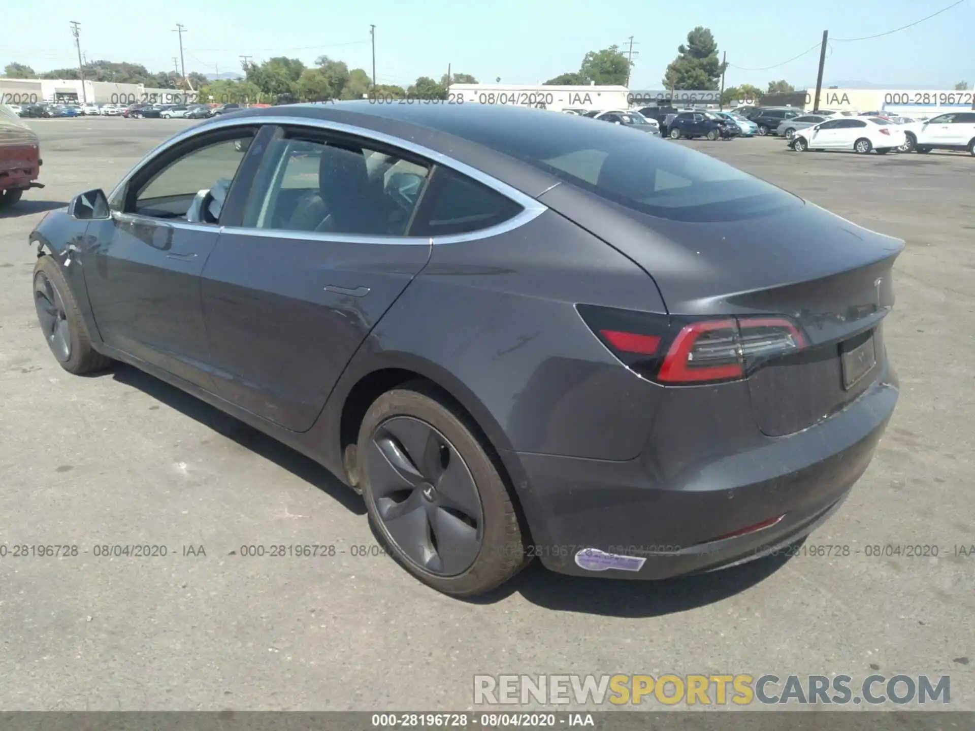 3 Photograph of a damaged car 5YJ3E1EA5KF325527 TESLA MODEL 3 2019