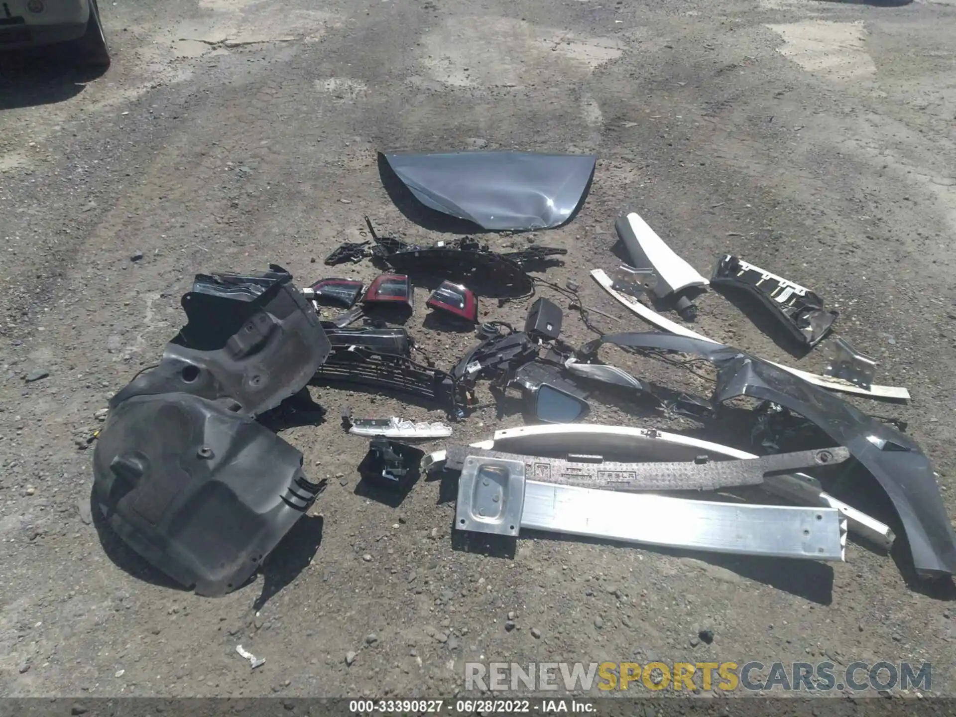 12 Photograph of a damaged car 5YJ3E1EA5KF327701 TESLA MODEL 3 2019