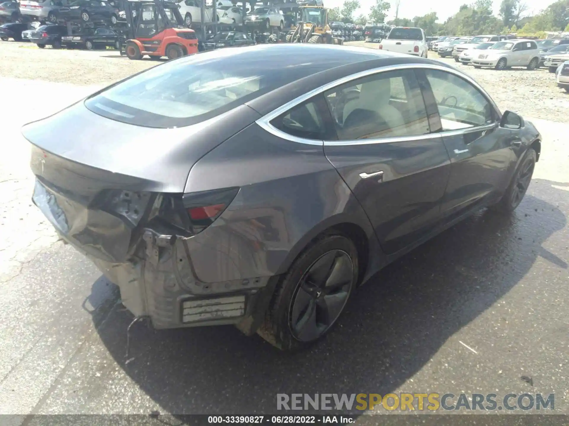 4 Photograph of a damaged car 5YJ3E1EA5KF327701 TESLA MODEL 3 2019