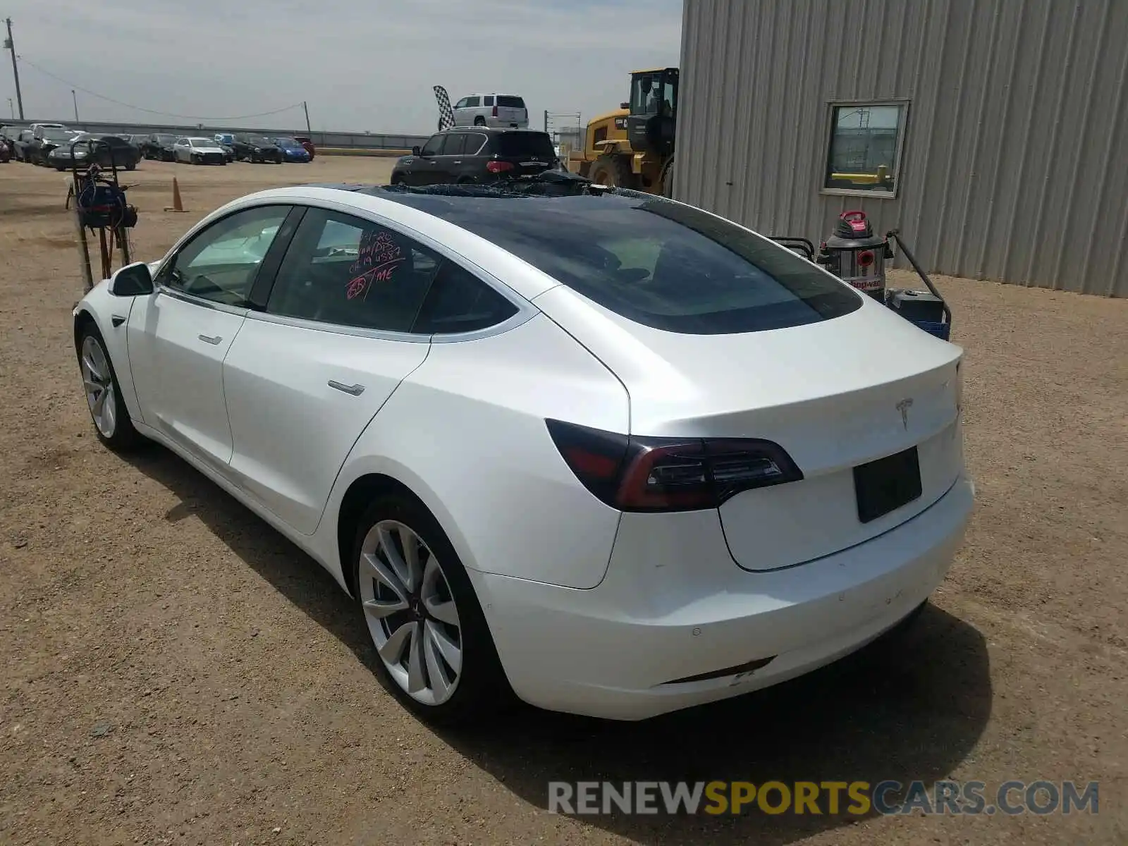 3 Photograph of a damaged car 5YJ3E1EA5KF332106 TESLA MODEL 3 2019