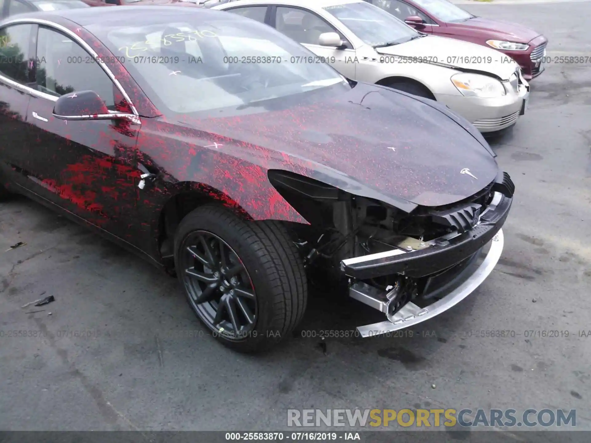 6 Photograph of a damaged car 5YJ3E1EA5KF394573 TESLA MODEL 3 2019