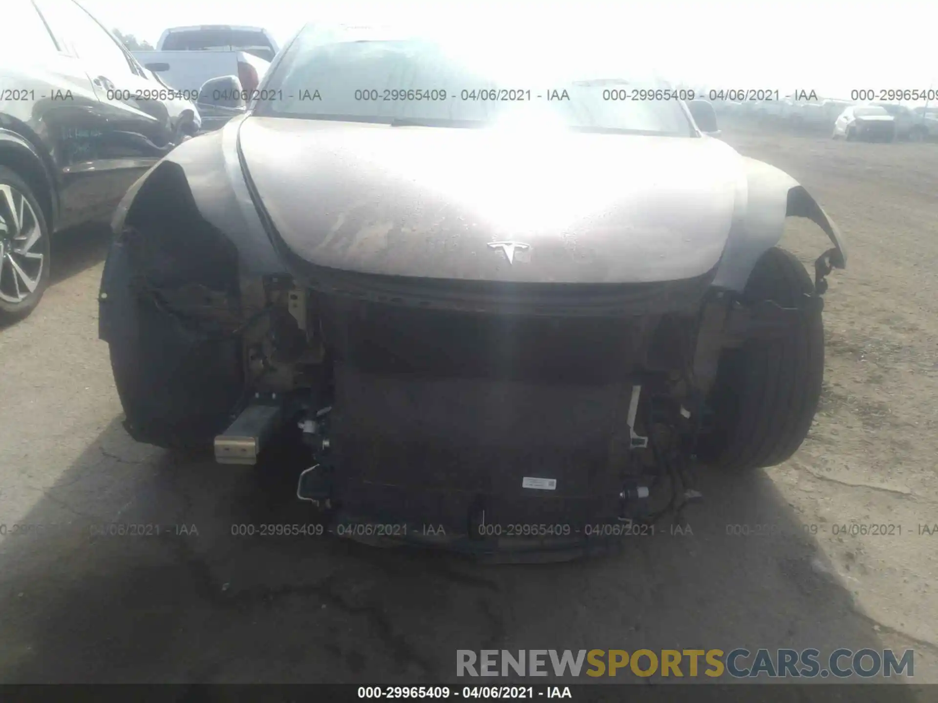 6 Photograph of a damaged car 5YJ3E1EA5KF395139 TESLA MODEL 3 2019