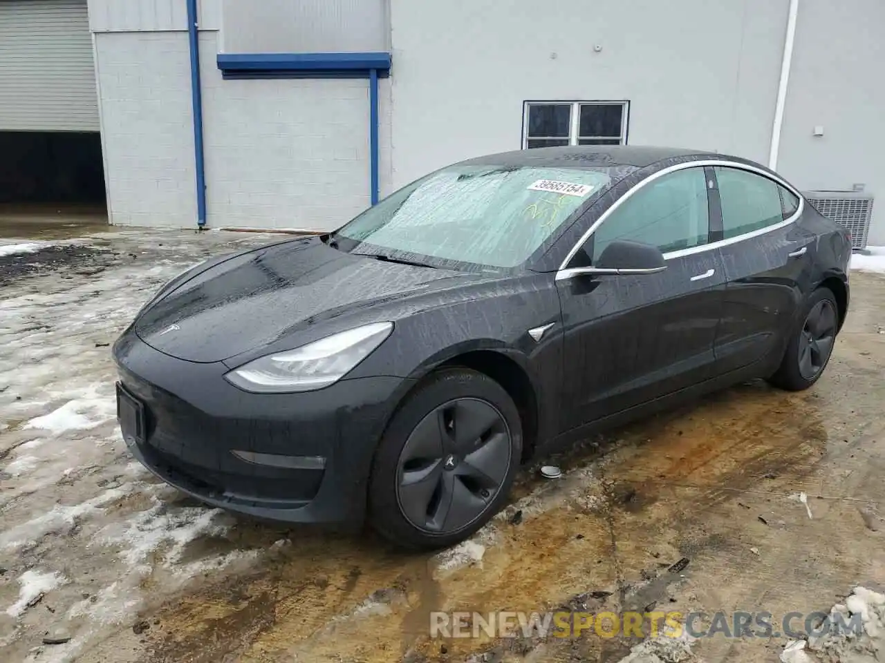 1 Photograph of a damaged car 5YJ3E1EA5KF395917 TESLA MODEL 3 2019