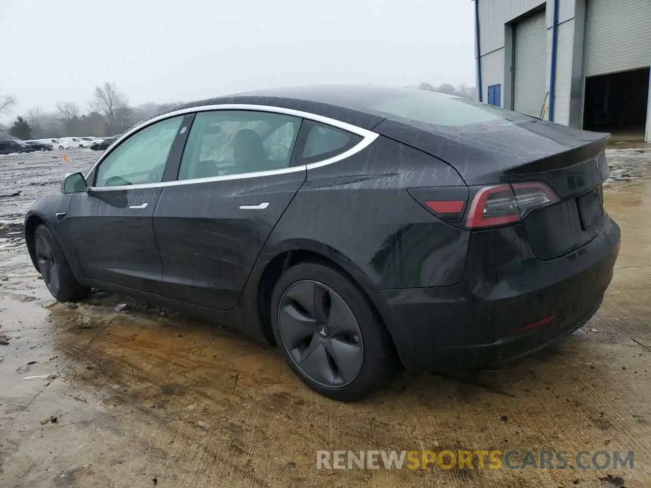 2 Photograph of a damaged car 5YJ3E1EA5KF395917 TESLA MODEL 3 2019