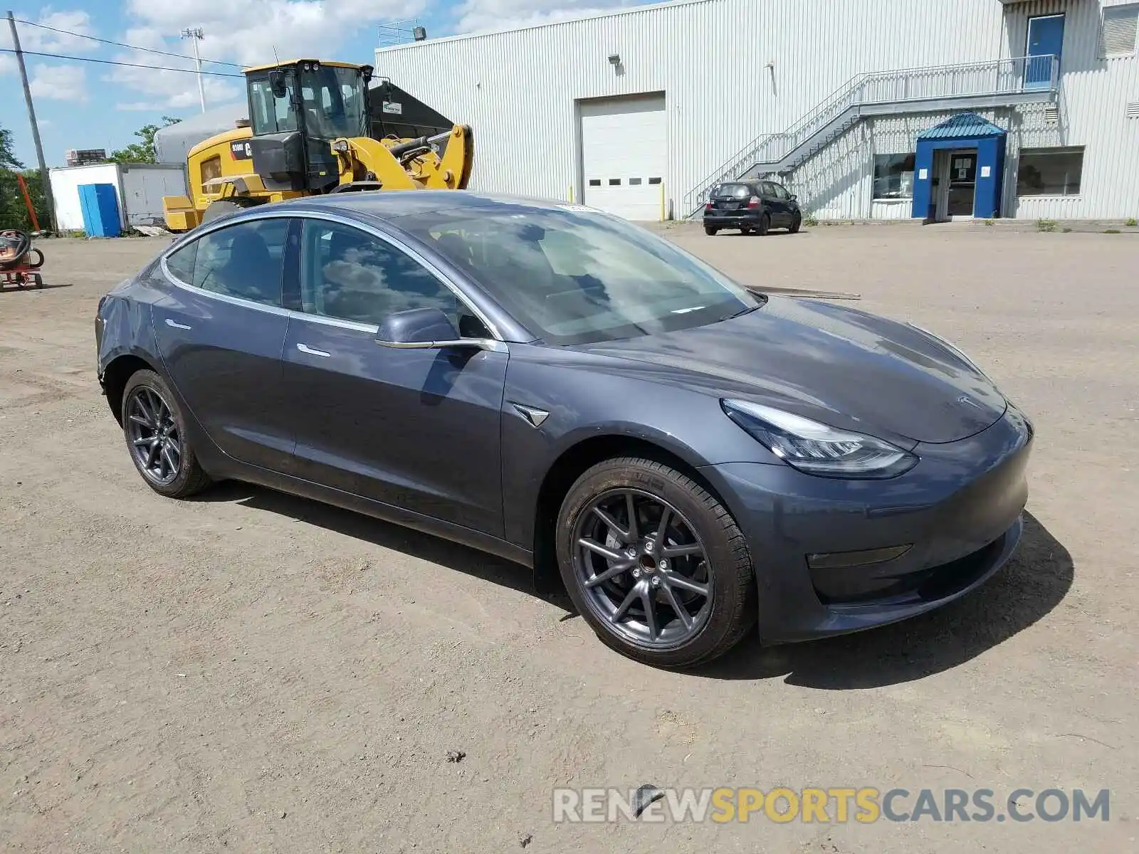 1 Photograph of a damaged car 5YJ3E1EA5KF396436 TESLA MODEL 3 2019