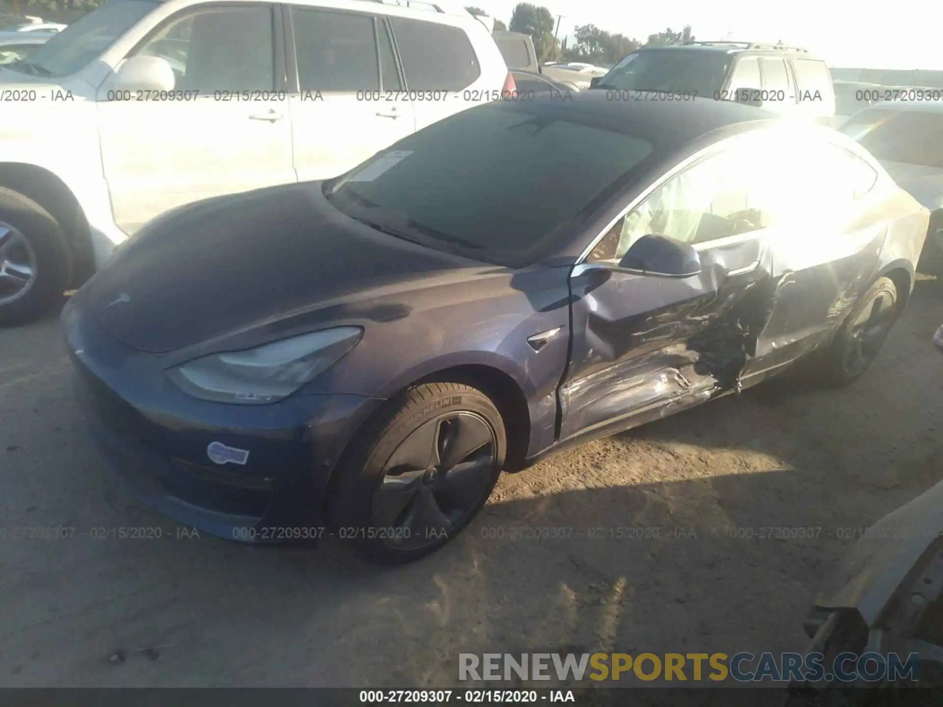 2 Фотография поврежденного автомобиля 5YJ3E1EA5KF396694 TESLA MODEL 3 2019