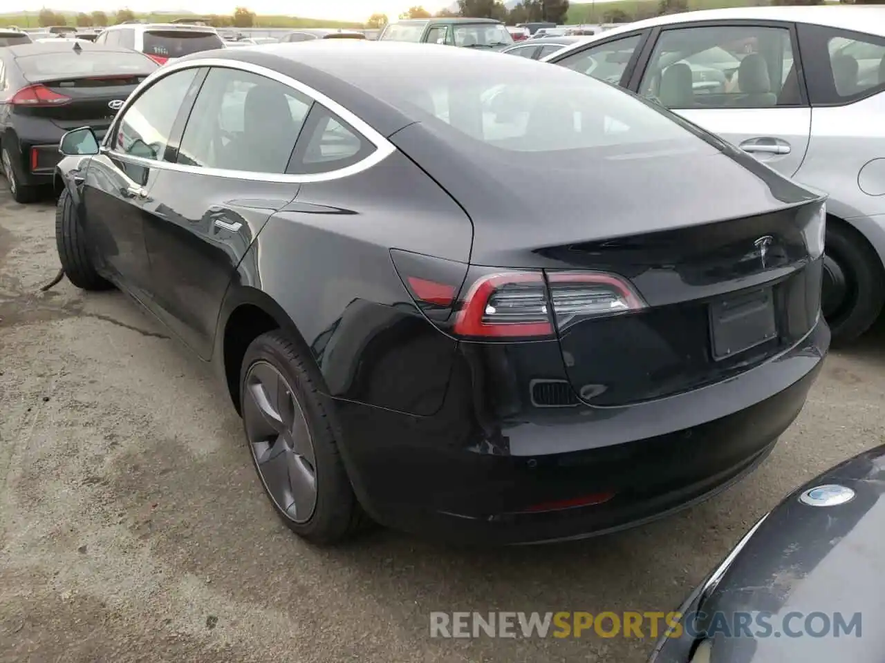 3 Photograph of a damaged car 5YJ3E1EA5KF397778 TESLA MODEL 3 2019