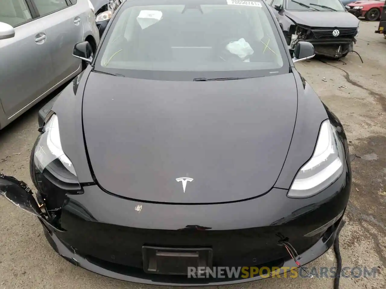 7 Photograph of a damaged car 5YJ3E1EA5KF397778 TESLA MODEL 3 2019