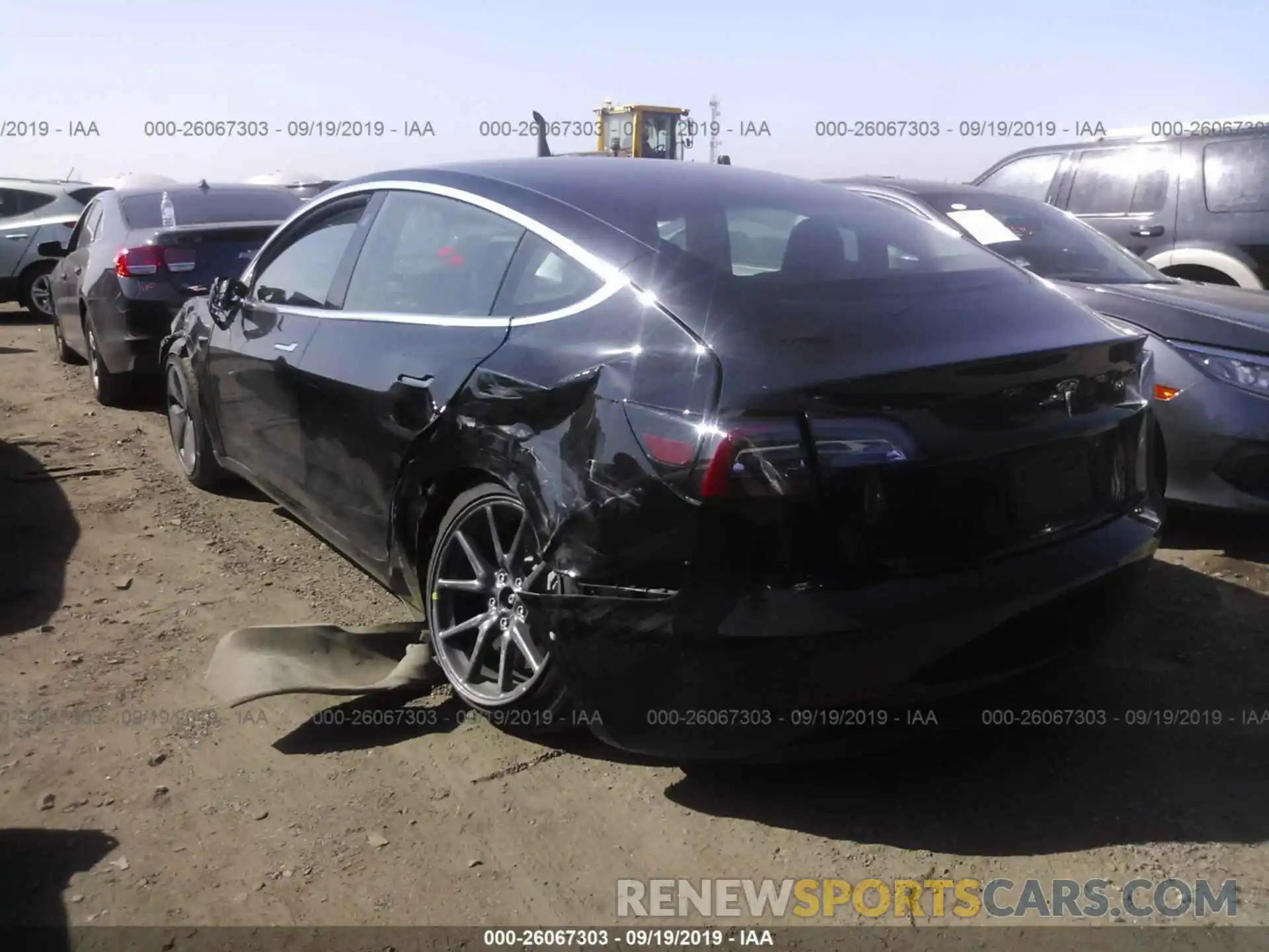 3 Photograph of a damaged car 5YJ3E1EA5KF399000 TESLA MODEL 3 2019