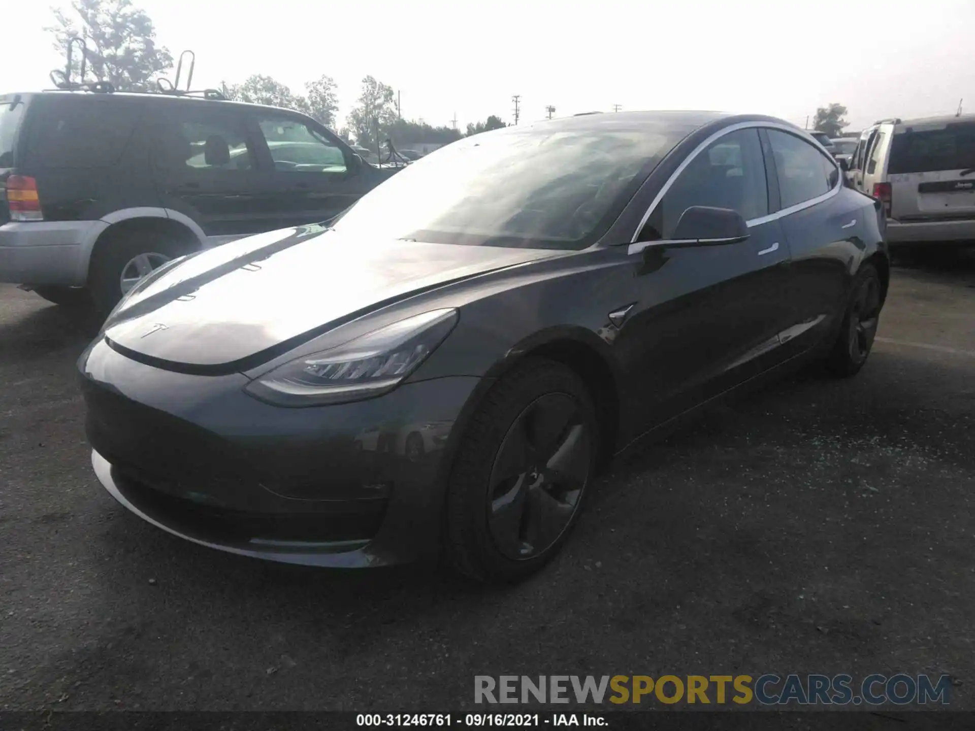 2 Фотография поврежденного автомобиля 5YJ3E1EA5KF400484 TESLA MODEL 3 2019