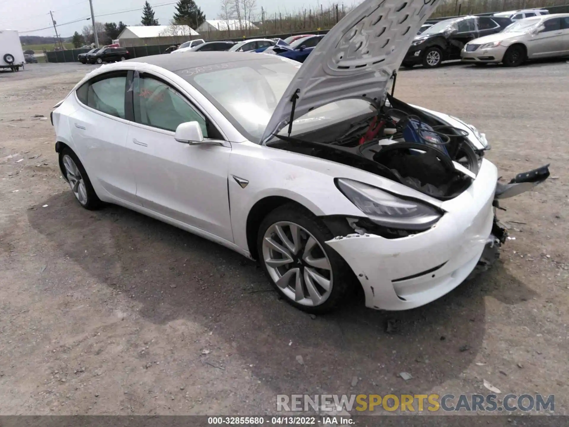 1 Photograph of a damaged car 5YJ3E1EA5KF407659 TESLA MODEL 3 2019