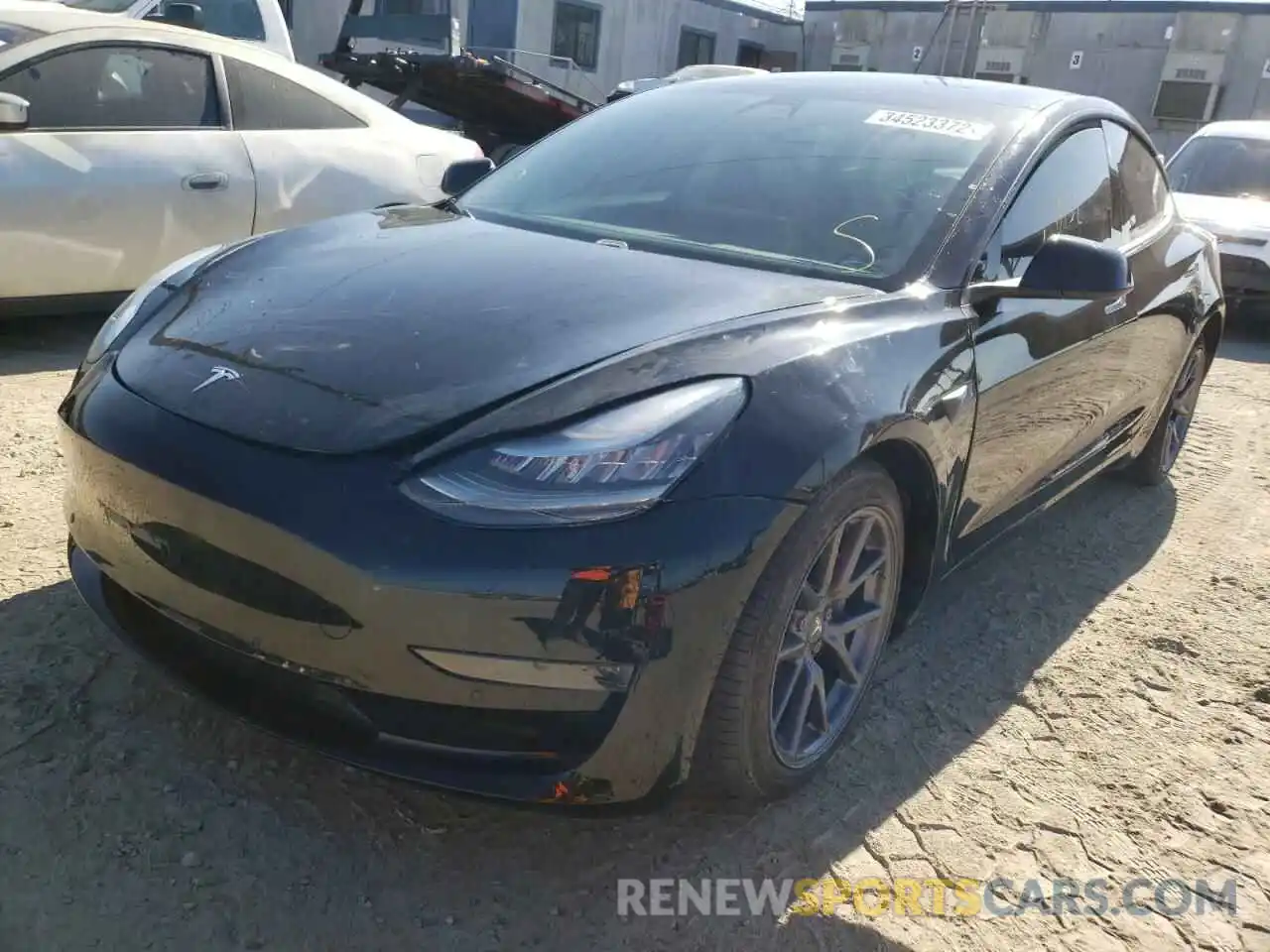 2 Фотография поврежденного автомобиля 5YJ3E1EA5KF410190 TESLA MODEL 3 2019